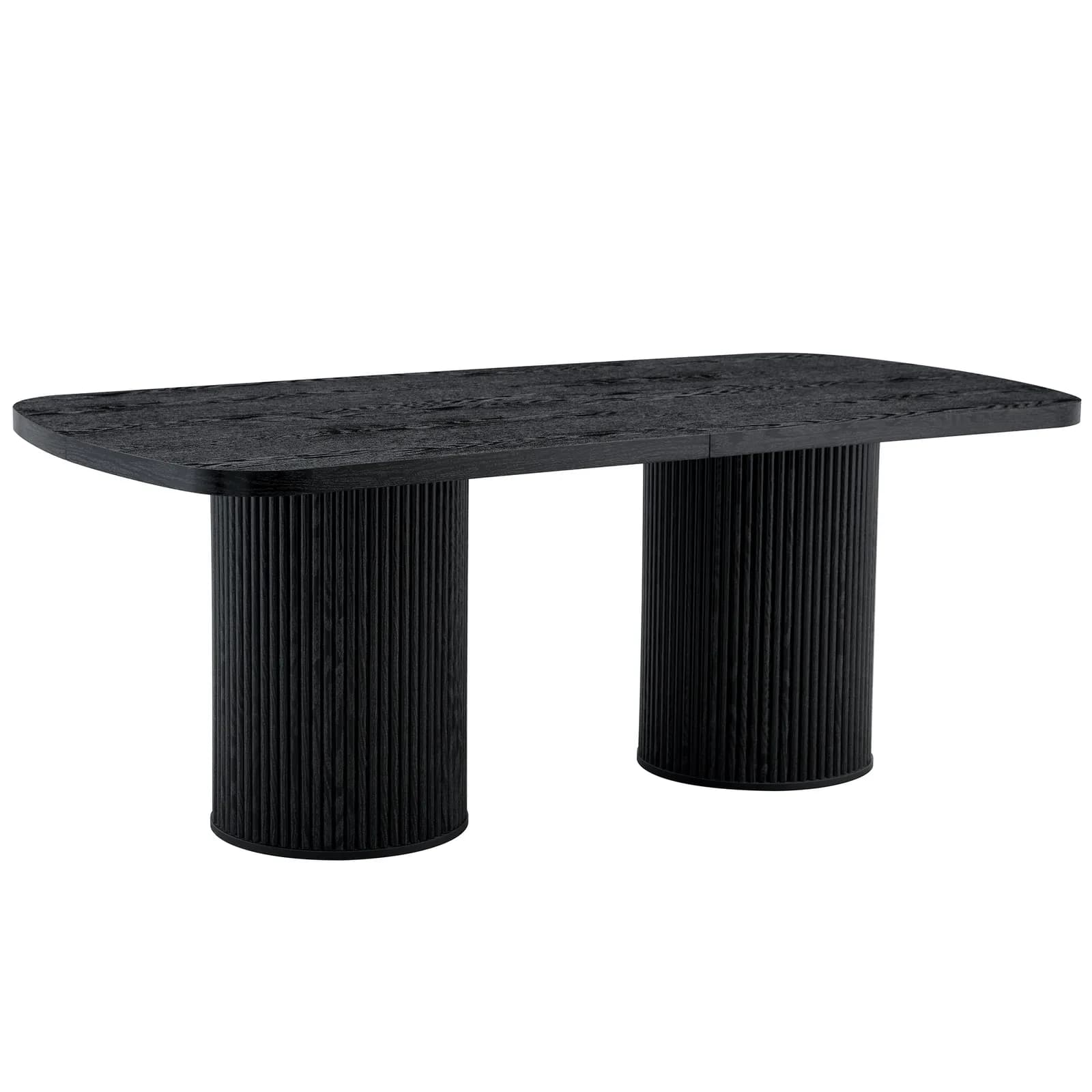 78, 7 * 39, 3 inch MDF dining table - Roman column support, an elegant choice for modern…