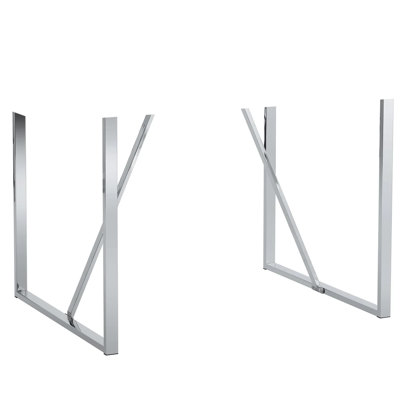 ONLY TABLE LEG AND FRAME, EXCLUDING TABLE TOP, PARTS-F-1529-WH-14080-ZHIJIA