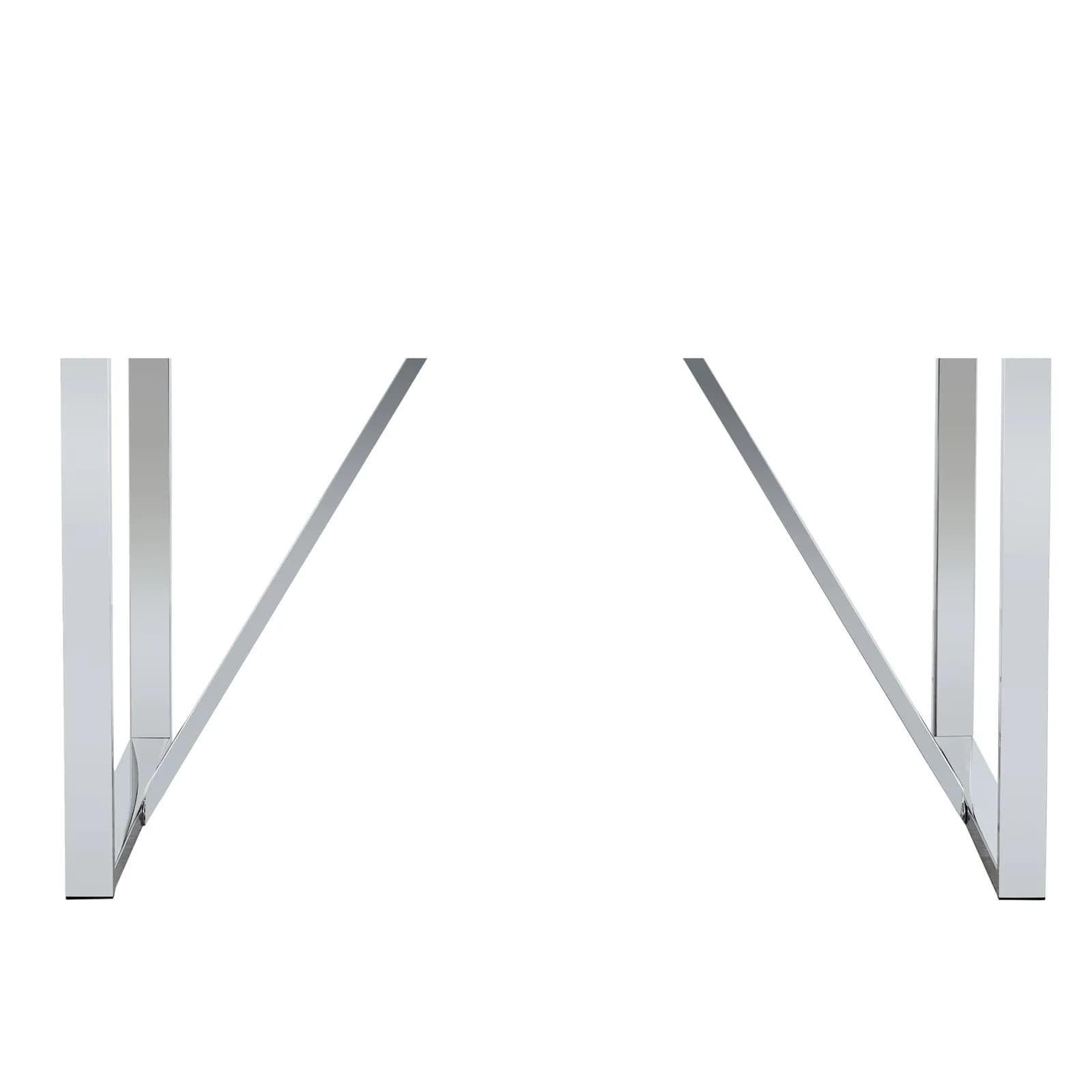 ONLY TABLE LEG AND FRAME, EXCLUDING TABLE TOP, PARTS-F-1529-WH-180100-ZHIJIA